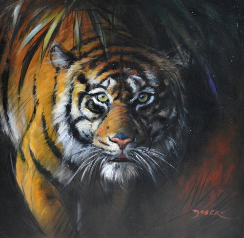 TIGRE 1 de PASCAL DABERE, Pintura a la venta en Singulart