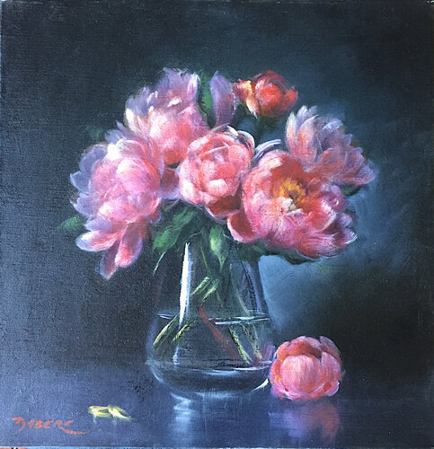 Cœurs en fête van PASCAL DABERE, Schilderij te koop op Singulart