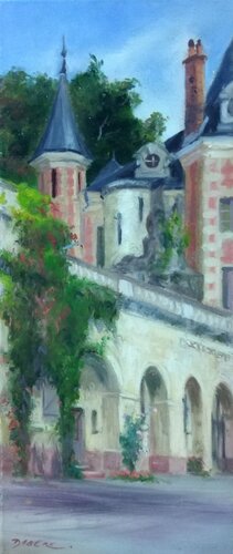 Le château de Perreux von PASCAL DABERE, Malerei kaufen auf Singulart