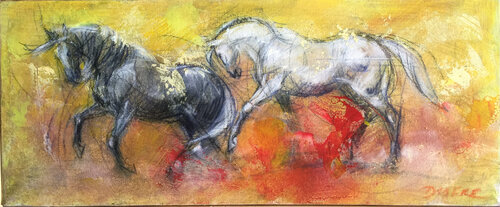 Terre de feu de PASCAL DABERE, Pintura a la venta en Singulart