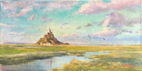 Le Mont Saint Michel IV van PASCAL DABERE, Schilderij te koop op Singulart