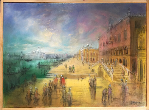 FANTASME VENITIEN  XVII by PASCAL DABERE, 회화 for Sale on Singulart