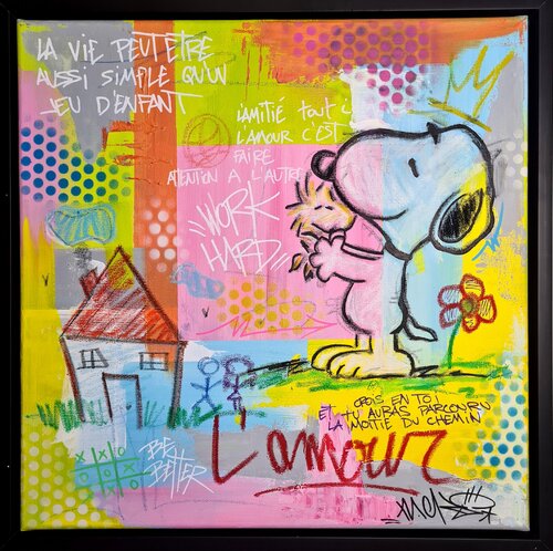 L'Amitié by Nacks, Painting for Sale on Singulart