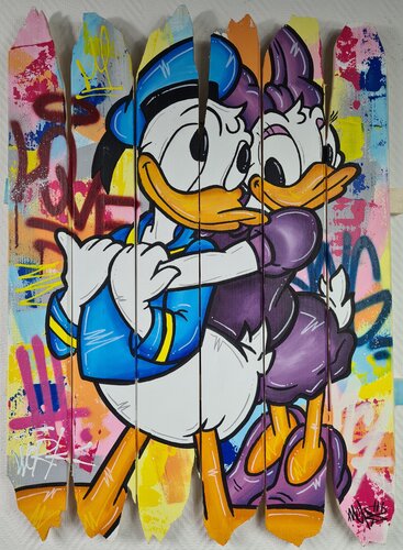 Un peu, Beaucoup, Passionnément by Nacks, Painting for Sale on Singulart