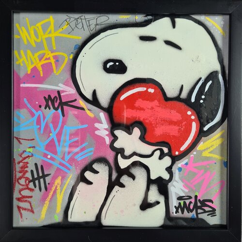 Love - Pink by Nacks, Painting for Sale on Singulart