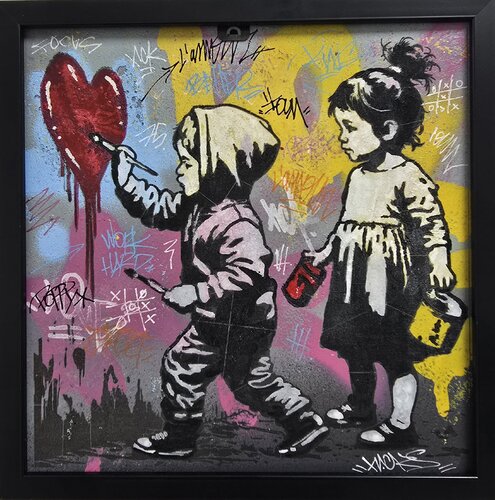 Rouge Innocent by Nacks, Painting for Sale on Singulart