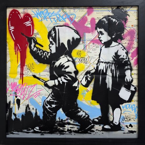 Amour Vandale par Nacks, Œuvre sur papier en vente sur Singulart