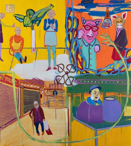 the end of the games by Christian Stötzner, Painting for Sale on Singulart