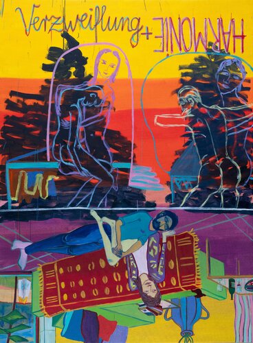 harmonie und verzweiflung, (lockdown II) by Christian Stötzner, Painting for Sale on Singulart
