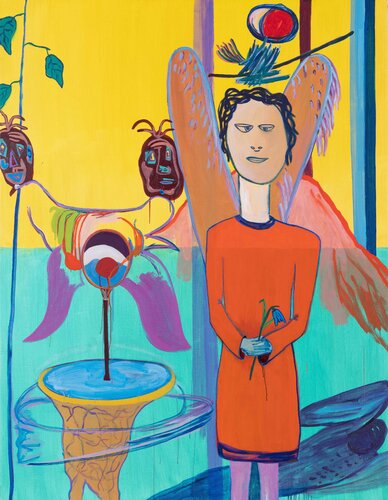 the healing angel di Christian Stötzner, Pittura in vendita su Singulart