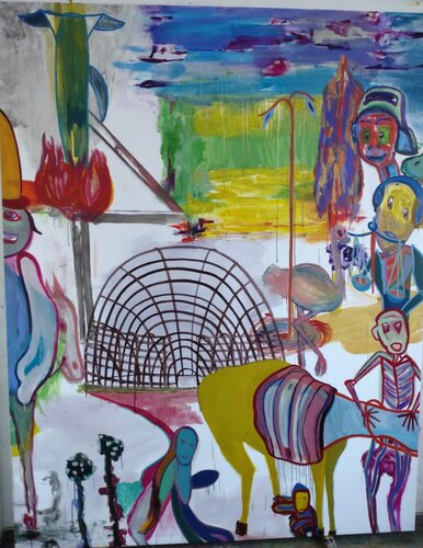 die 4 apokalyptischen reiter di Christian Stötzner, Pittura in vendita su Singulart