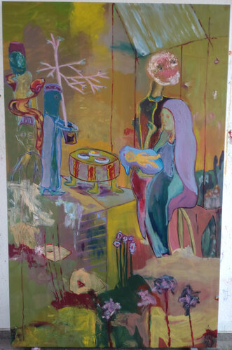 the surrender par Christian Stötzner, Peinture en vente sur Singulart