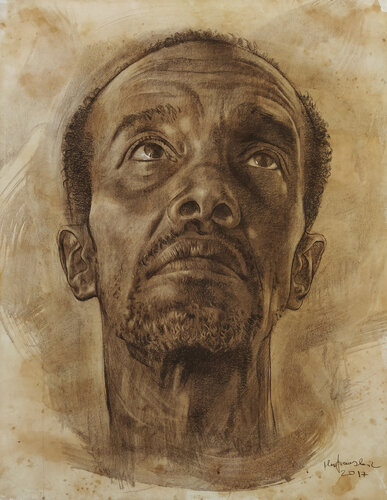 St. Mauritius van Alexander Nekrashevich, Tekening te koop op Singulart