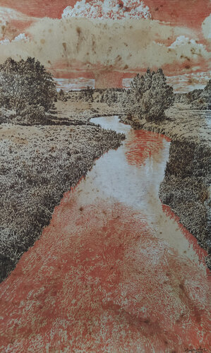 Landscape van Alexander Nekrashevich, Tekening te koop op Singulart