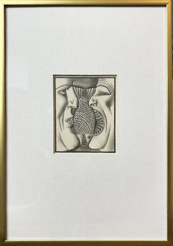 Dialogue van Alexander Nekrashevich, Tekening te koop op Singulart