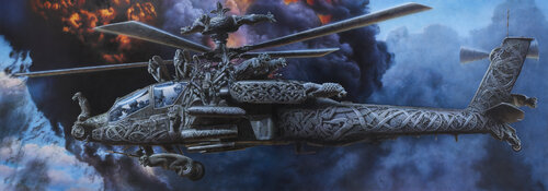 Shock and Awe van Alexander Nekrashevich, Schilderij te koop op Singulart