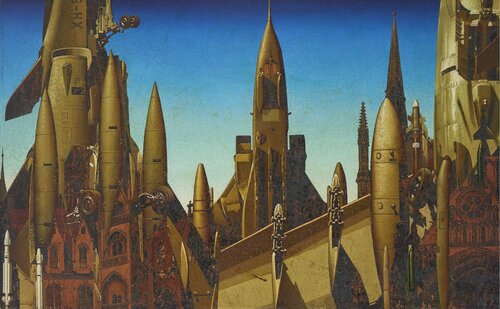 Sity 2 van Alexander Nekrashevich, Schilderij te koop op Singulart