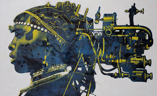 Dark energy van Alexander Nekrashevich, Schilderij te koop op Singulart