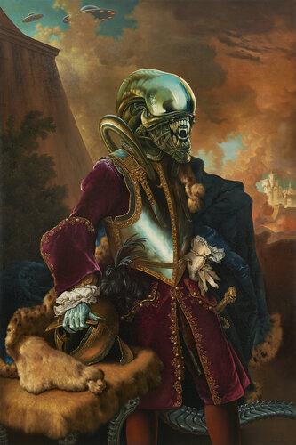 Alien van Alexander Nekrashevich, Schilderij te koop op Singulart