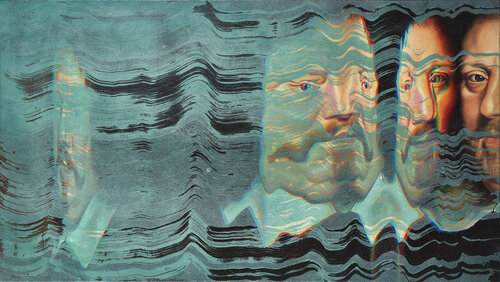 Absinthe drinker van Alexander Nekrashevich, Schilderij te koop op Singulart