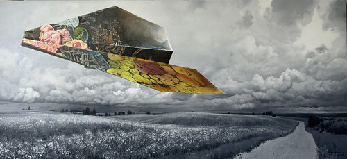 From Belarus with love van Alexander Nekrashevich, Schilderij te koop op Singulart