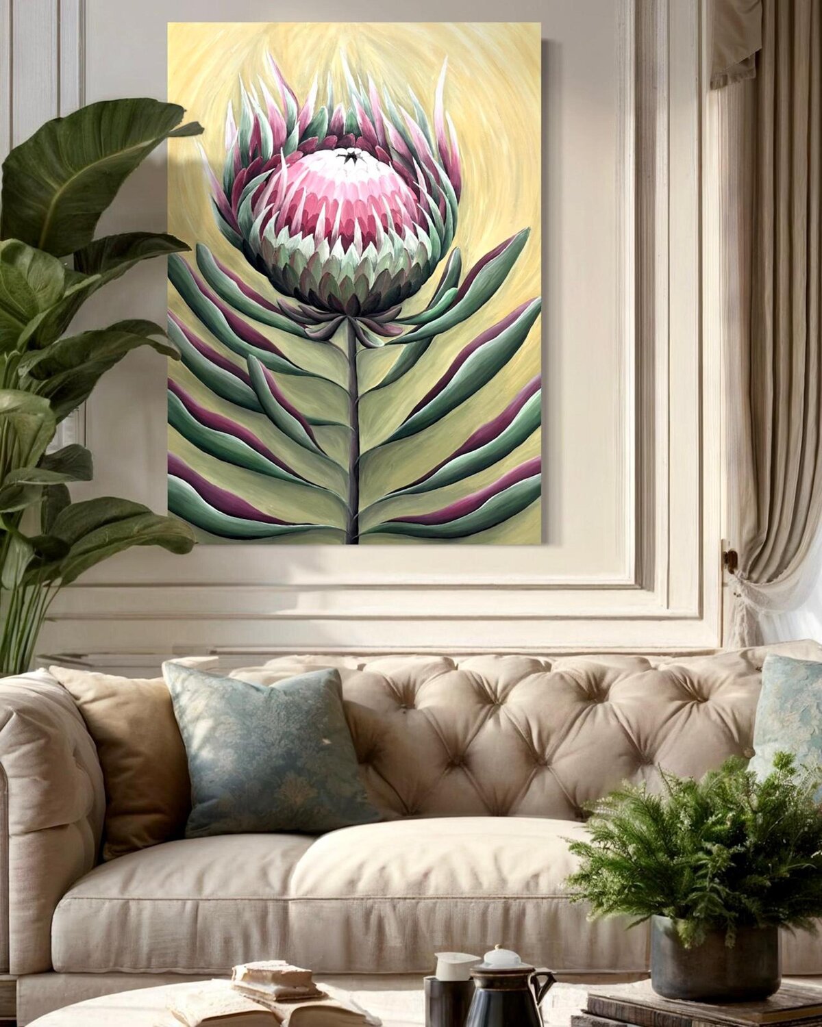 Protea Paintings For Sale - SINGULART