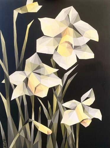 Narcissus among us par Tuzhilkina Maria, Peinture en vente sur Singulart