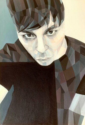 SELFIE par Tuzhilkina Maria, Peinture en vente sur Singulart