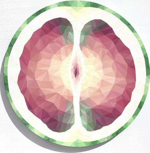 GRAPEFRUIT INSIDE von Tuzhilkina Maria, Malerei kaufen auf Singulart