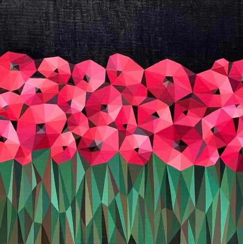 DANCE OF POPPIES van Tuzhilkina Maria, Schilderij te koop op Singulart