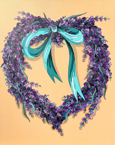 LAVENDER HEART von Tuzhilkina Maria, Malerei kaufen auf Singulart