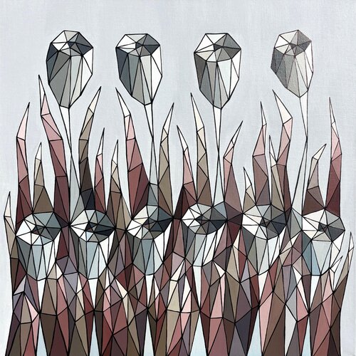 CRYSTAL BLUE FLOWERS Tuzhilkina Maria