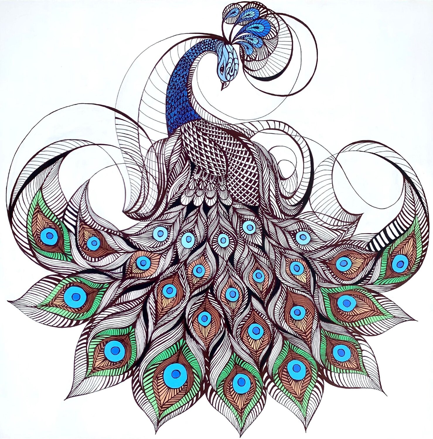 LACE PEACOCK Tuzhilkina Maria