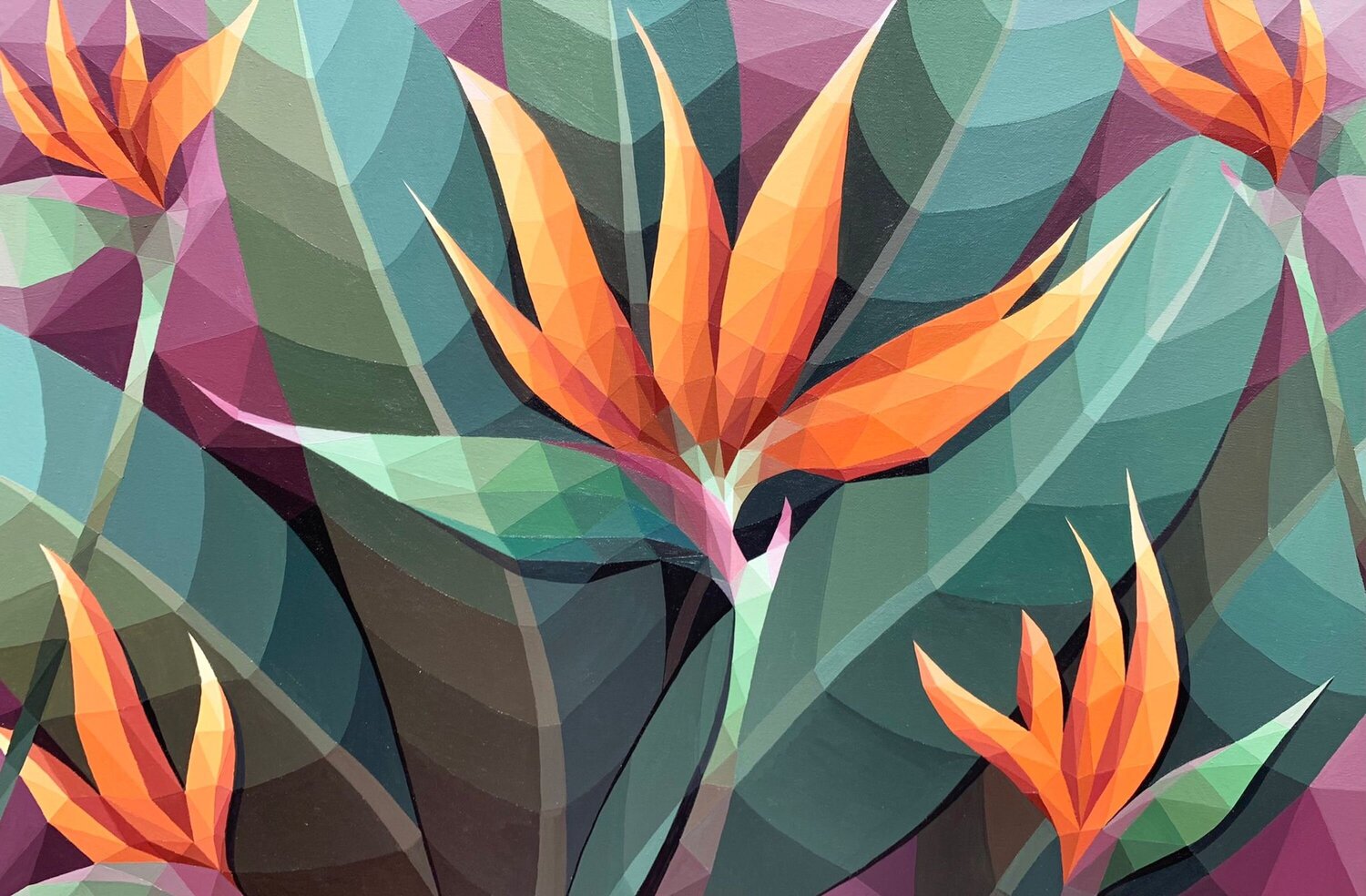 STRELITZIA ORANGE FLOWER Tuzhilkina Maria
