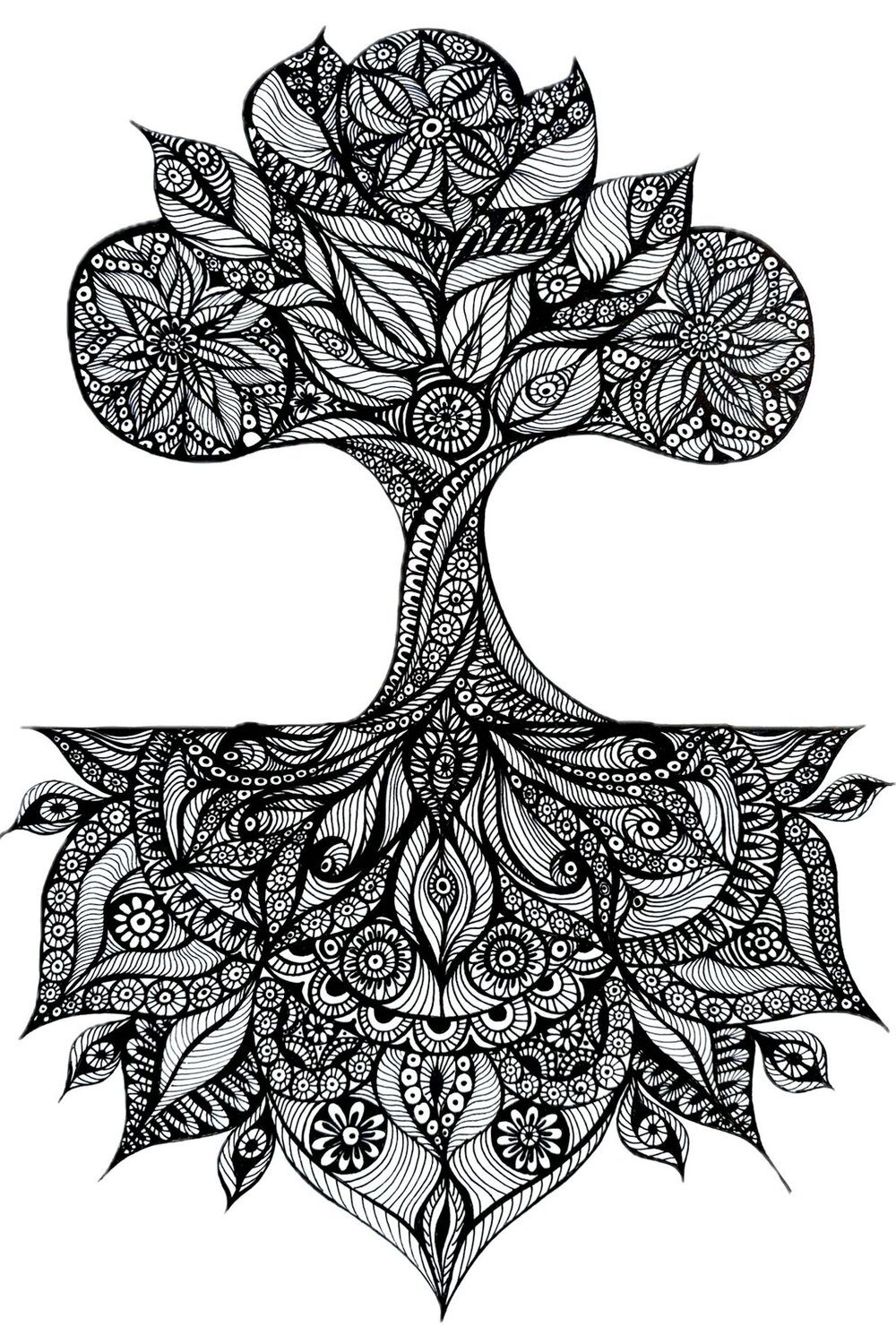 LACE MAGIC TREE Tuzhilkina Maria