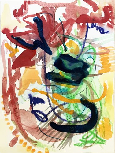 Seelenwelten V von Annette Kunow, Werk auf Papier kaufen auf Singulart