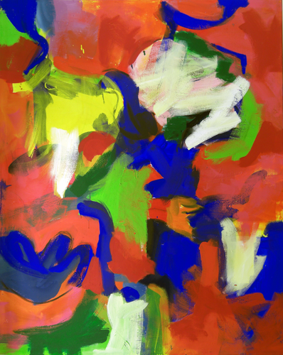 Gelber Kopf van Annette Kunow, Schilderij te koop op Singulart