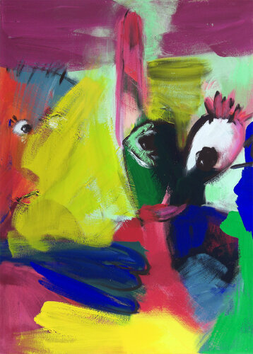 Die tun nichts, die wollen nur spielen II van Annette Kunow, Schilderij te koop op Singulart