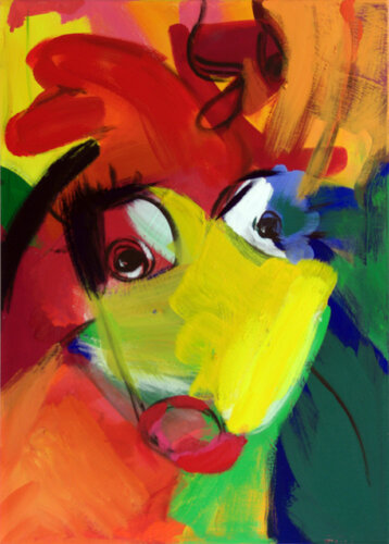 Die tun nichts, die wollen nur spielen IV van Annette Kunow, Schilderij te koop op Singulart