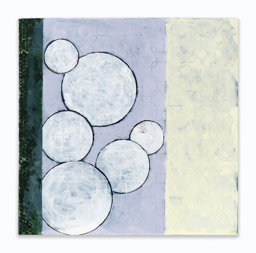 Circles in Space – Lavender van Richard Glick, Schilderij te koop op Singulart