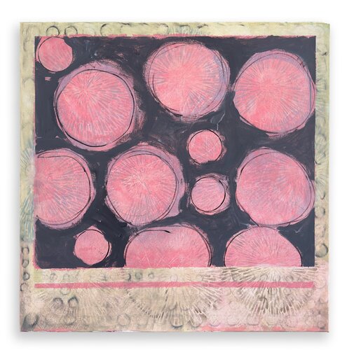 Bubblegum Skies van Richard Glick, Schilderij te koop op Singulart