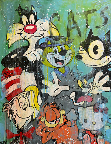 CATS de CHORGY, Pintura a la venta en Singulart