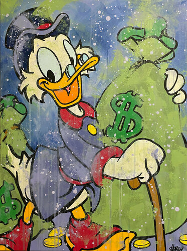 «Scrooge McMoneyBags» feat. Scrooge McDuck (Disney) de CHORGY, Pintura a la venta en Singulart