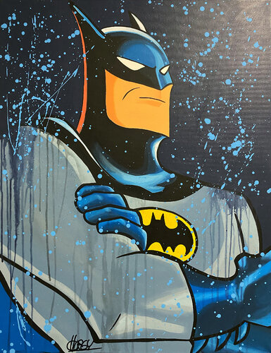 «Batman» feat. Batman (DC Comics) van CHORGY, Schilderij te koop op Singulart