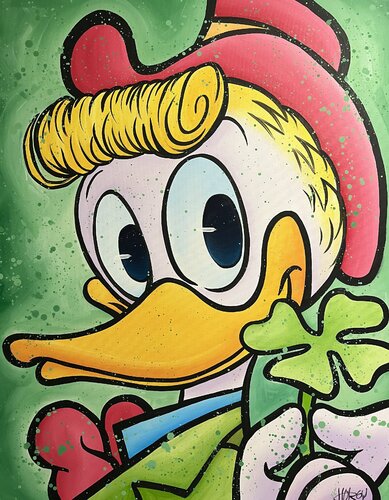 «Gander» feat. Gladstone Gander (Disney) de CHORGY, Pintura a la venta en Singulart