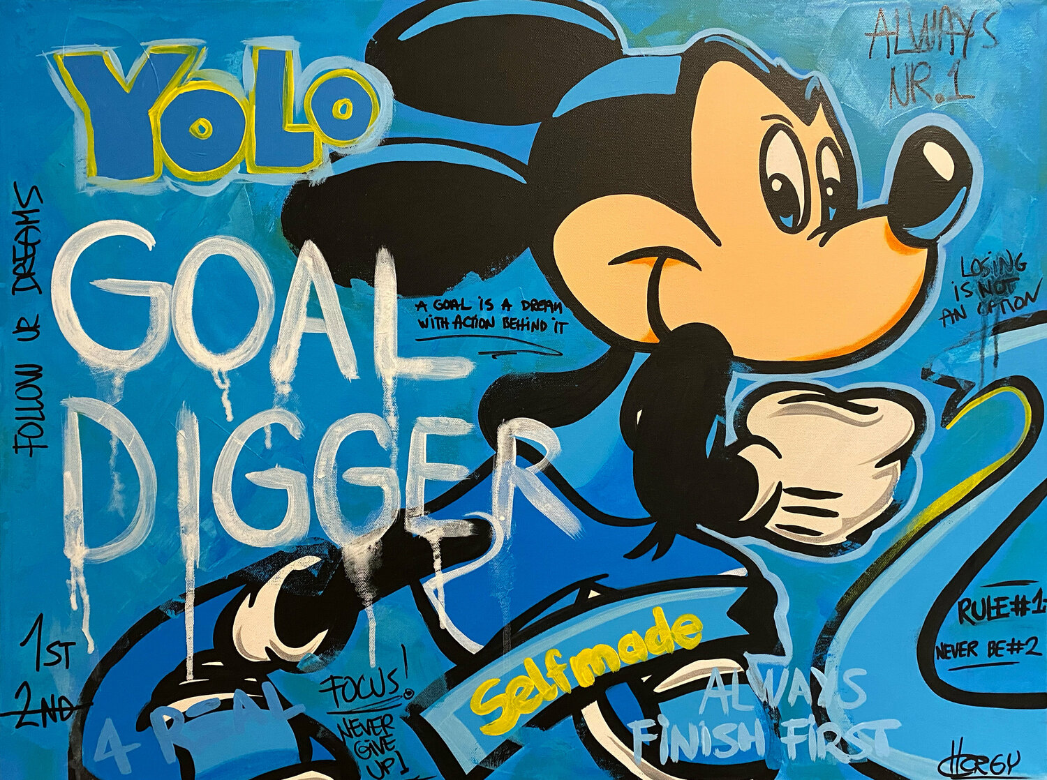 «GOAL DIGGER» feat. Mickey Mouse (Disney) CHORGY