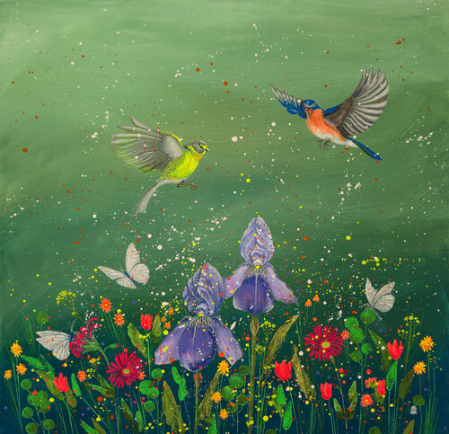 Birdsong 2 di Tove Storm, Pittura in vendita su Singulart