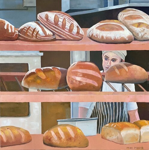 The Breadmaker van Michael Maron, Schilderij te koop op Singulart