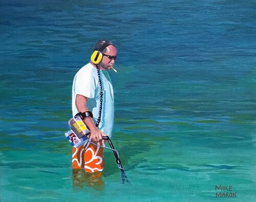 Maroboro Man par Michael Maron, Peinture en vente sur Singulart
