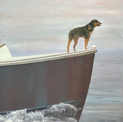 The Commander par Michael Maron, Peinture en vente sur Singulart
